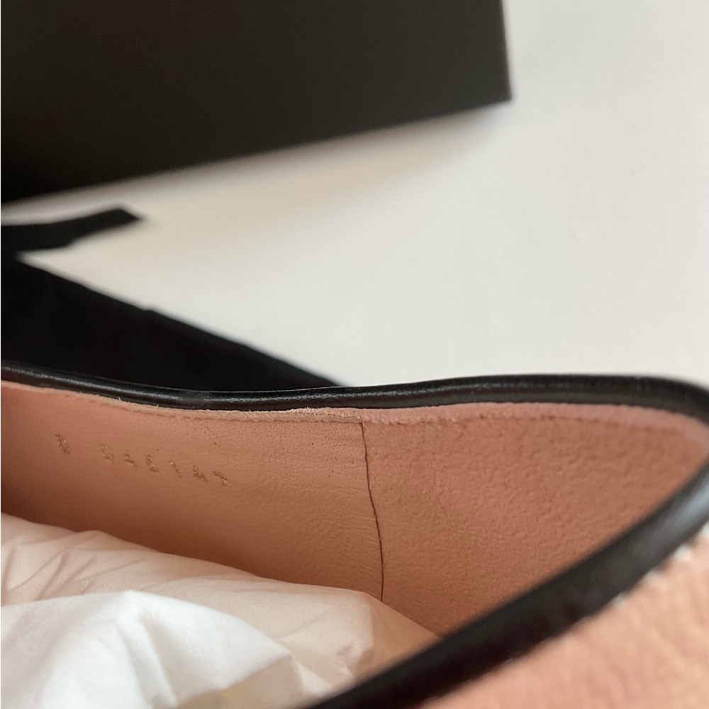 New CHANEL 25C  Lambskin Maryjane Bow Ballet Shoes - Picture 4 of 13